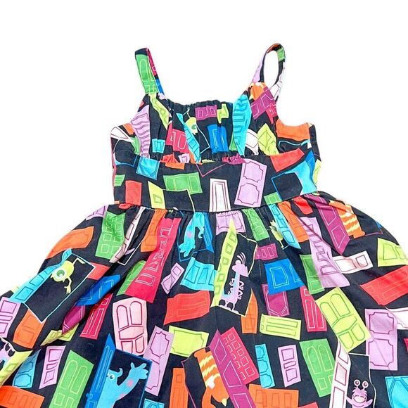 Authentic Disney Parks RARE Monsters Inc Doors Girls Dress Size XXS 3-4Y - Picture 3 of 7